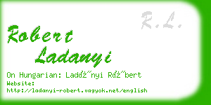 robert ladanyi business card